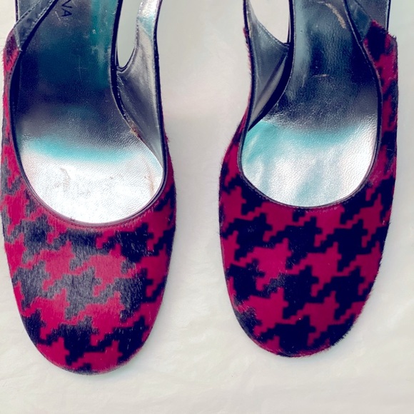 Dolce & Gabbana Houndstooth Calf Hair  Heels - Picture 5 of 8